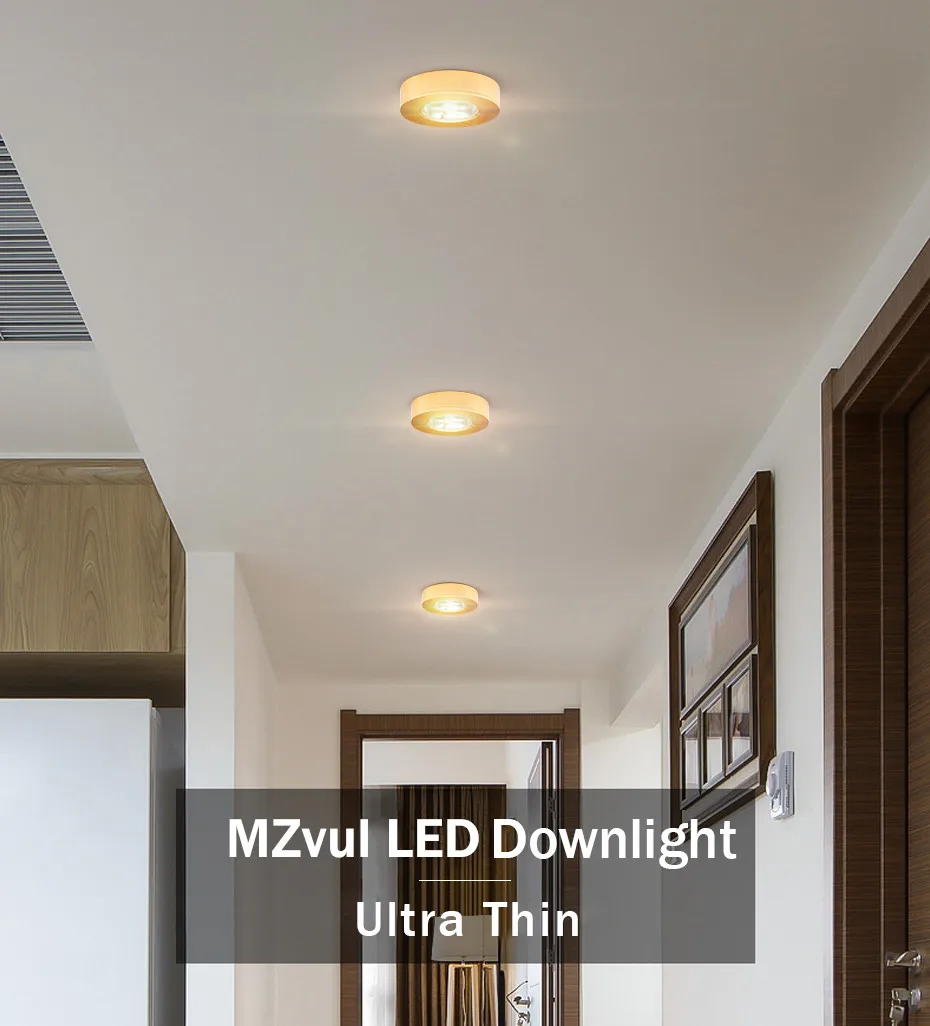 Description Picture 6 of itemSpot LED Downlight Ultra Thin Ceiling Light Led Spotlight 10W 7W 5W Surface Mounted Ceiling Spots Lamp For Home Kitchen Fixtures