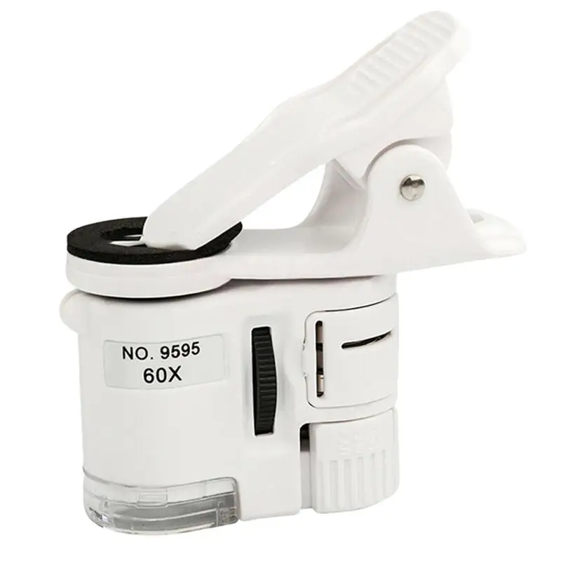 

Universal Clip Mobile Phone Magnifier Jewelry Identification Microscope Clip-on Microscope