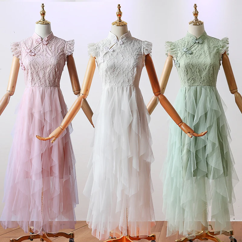 vintage pink bridesmaid dresses