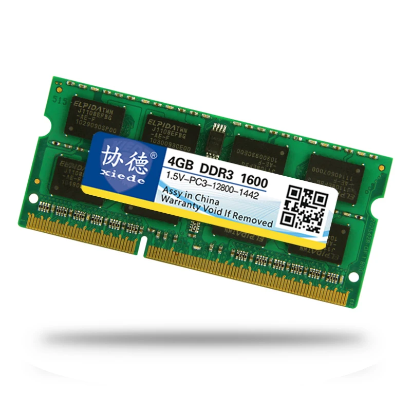 Новая оперативная память xiede для ноутбука DDR2 DDR3 667 800 1333 1600 МГц 8 ГБ 4 2 1 Intel Sodimm Memoria DDR