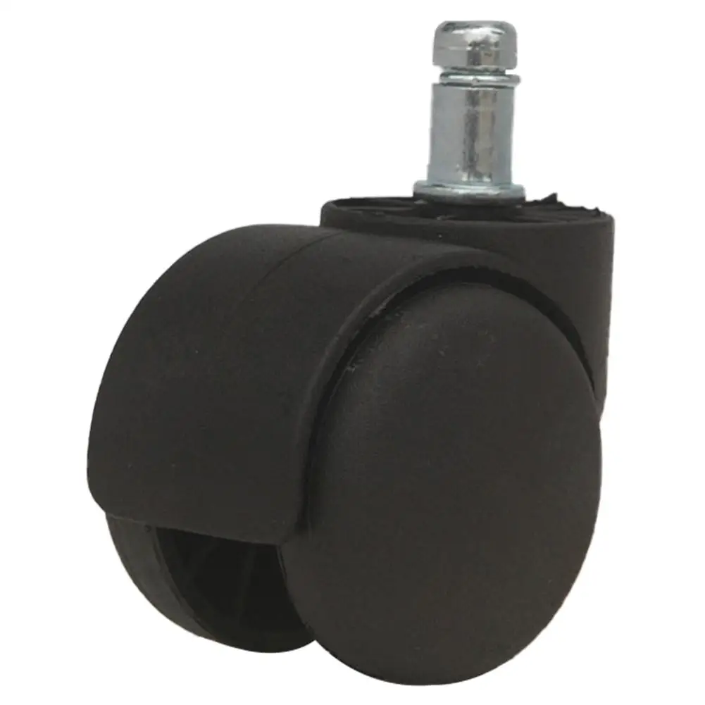 

5pcs Silent Office Chair Caster Universal Wheel Swivel Plastic Swivel Roller Wheel Furniture Replacement Hardware