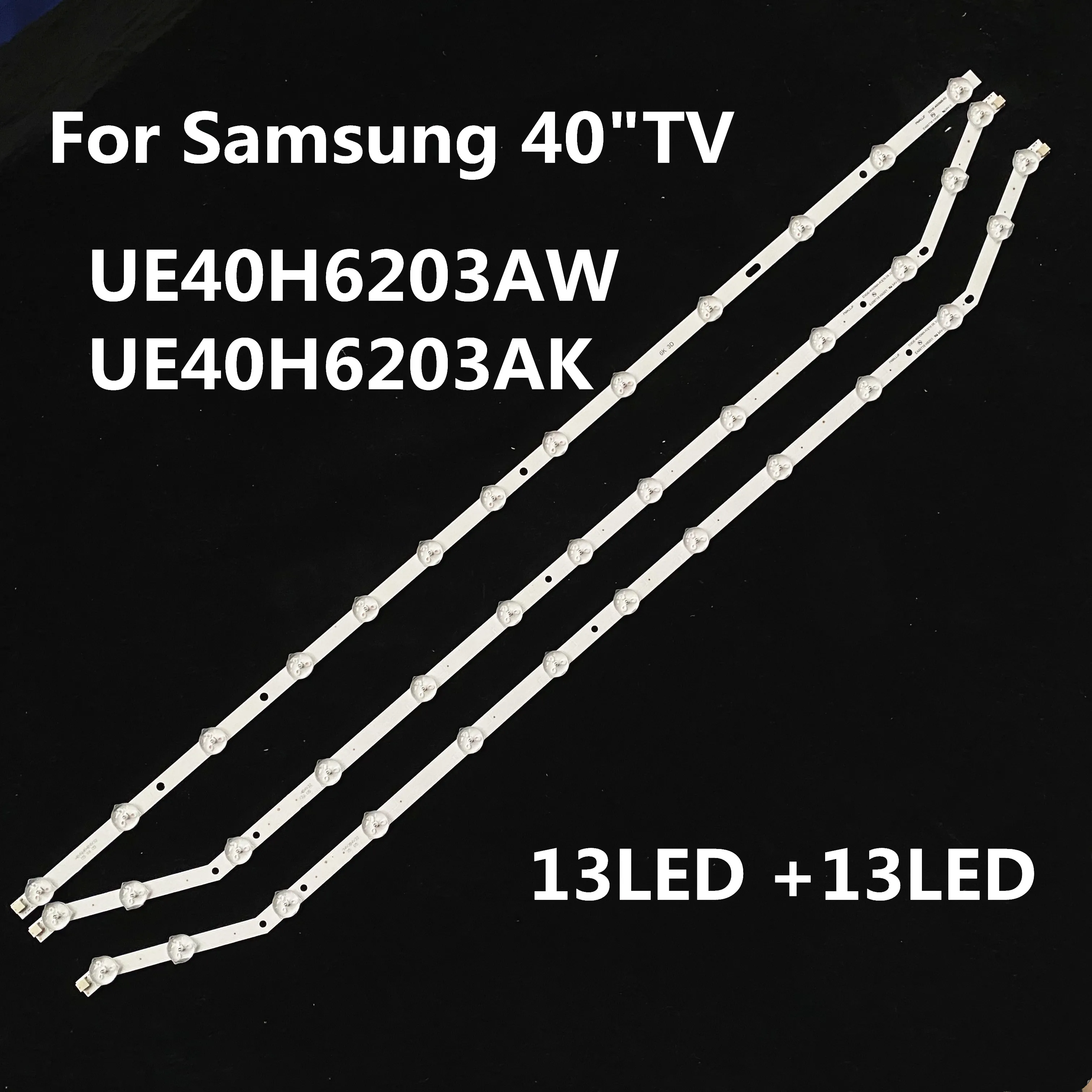 Оригинальная Светодиодная лента для подсветки 13 ламп Samsung 40 &quot ТВ-экран D3GE-400SMB-R3
