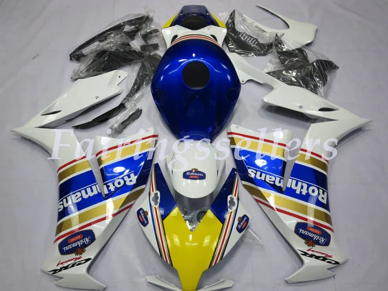 Впрыска ABS Полный обтекатели комплект Подходит для HONDA CBR1000RR 2012 13 14 15 CBR1000 12-16 CBR1000 обтекатель Rothmans - Цвет: Rothmans