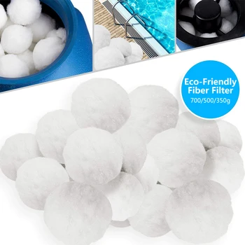

350/500/700/1400g White Filter Balls Eco-friendly Swimming Pool Cleaning Equipment Filter Water Purification Fiber Cotton Balls