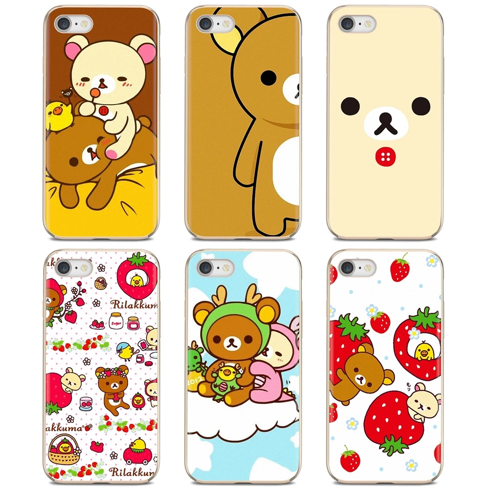 Силиконовый чехол для ZTE Blade A910 A610 A530 A510 Oneplus One plus 3T 5T 6T 6 7 7T Pro Япония Rilakkuma Teddy Relax Bear |