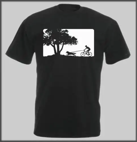2019 New Summer Casual Men T Shirt Sled Dog Spirit Siberian Husky Bikejoring Biker Tree Huskies Sibes 034292 | Мужская одежда