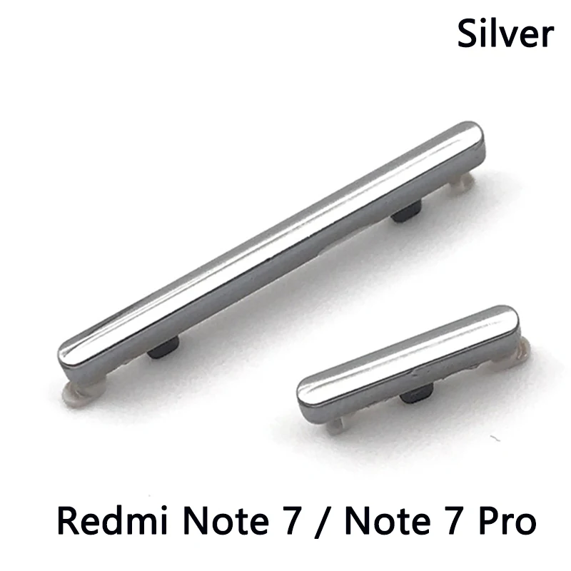 For Xiaomi Redmi Note 9S Side Key Volume Buttton + Power On / Off Side Key Set For Xiaomi Redmi Note 10 Pro Volume Side Button cell phone housing Housings & Frames