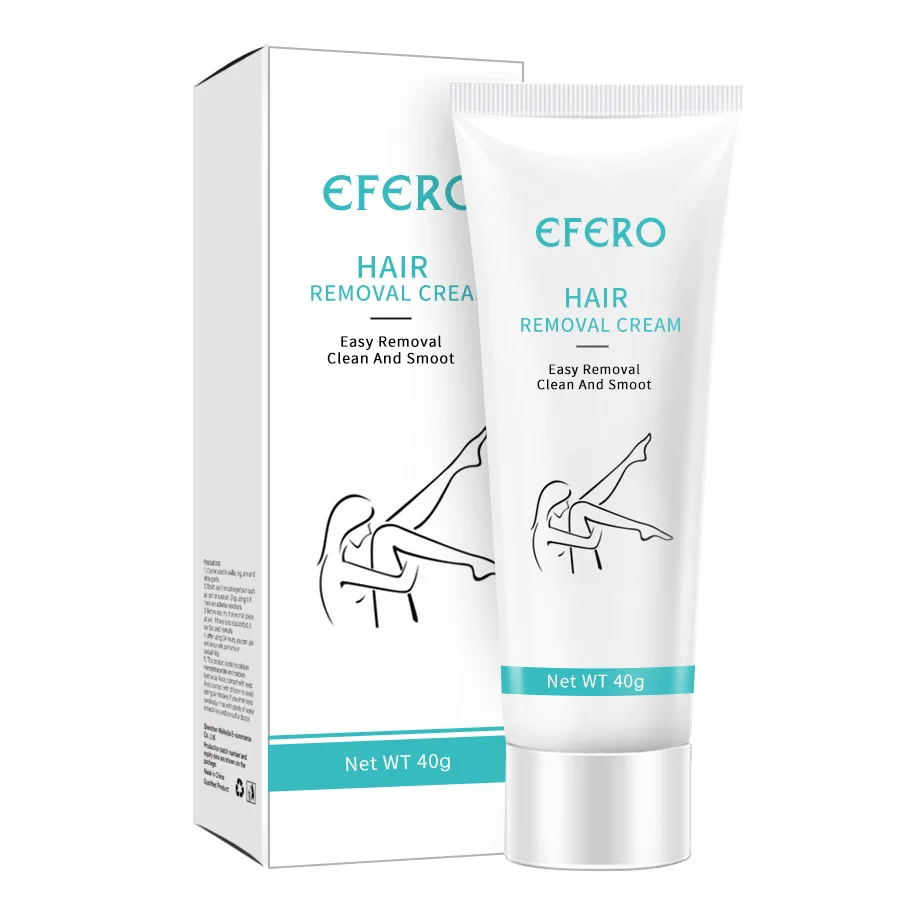 style 1 EFERO крем для удаления волос со скапером для депиляции крем безболезненное удаление волос рук ног подмышек бикини тела удаление волос гладкий - Цвет: style 1