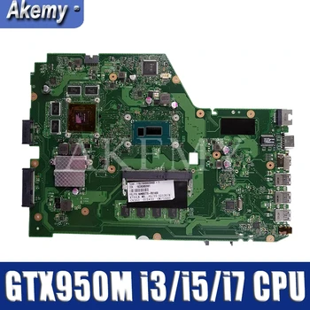 

X751LX motherboard For Asus X751L K751L X751LK X751LX laptop motherboard X751LX Mainboard GTX 950M