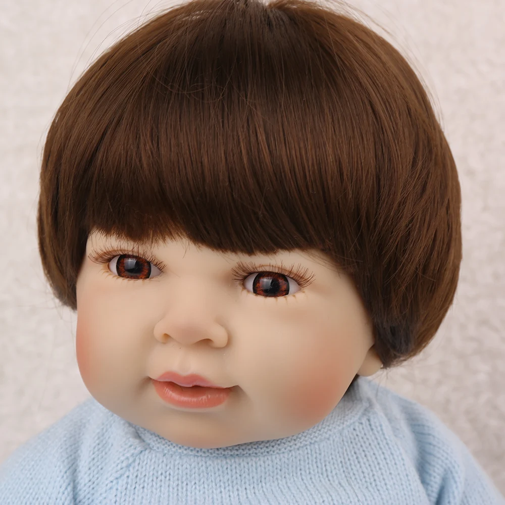 55 см Reborn Baby Princess кукла полная виниловая смешная игрушка 22 дюймов прекрасный мальчик красивый Bebe красивое платье горячая Распродажа