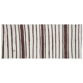 

Handmade Multicolor Vintage English Striped Rug Area Rug 153x355 Cm-5'0''X11'8''