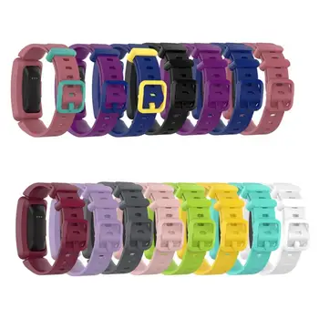 

Smart Watch Silicone Strap For Fitbit Ace2 Inspire Inspire HR Smart Watch Replacement Watch Band Silicone Anti-lost Wristband