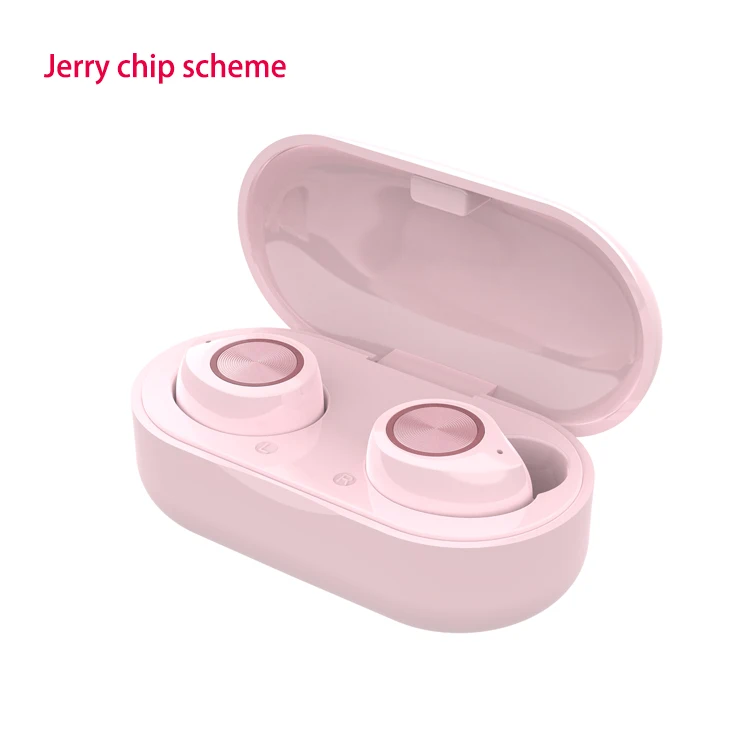 Jerry chip scheme Bluetooth наушники беспроводные наушники сенсорные HiFi настоящие стерео спортивные гарнитуры беспроводные наушники телефон микрофон наушники - Цвет: Jerry chip scheme