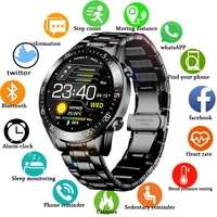 LIGE 2022 New Steel Band Digital Watch Men Sport Watches Electronic LED Male Wrist Watch For Men Clock Waterproof Bluetooth Hour 1