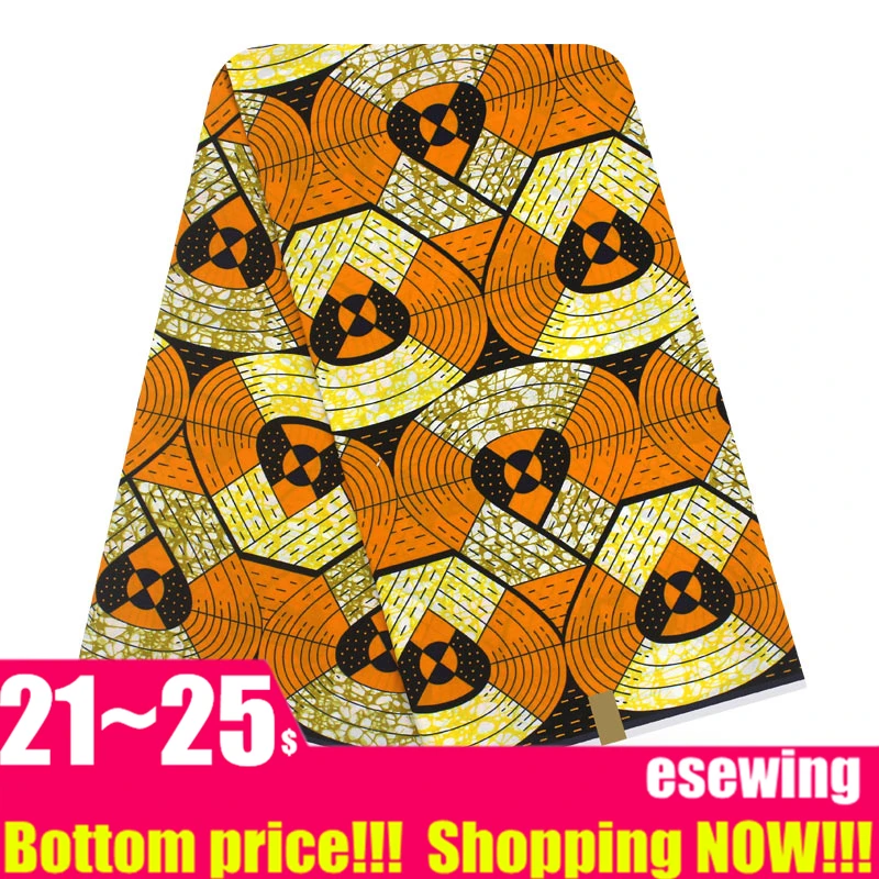 В африканском стиле; туфли в форме голландских башмаков с Воск для печати Ткань 6 ярдов Хлопок Анкара Нигерия Гана Голландский Настоящий Воск для лоскутное шитье компанией DHL Африканский платья TX07