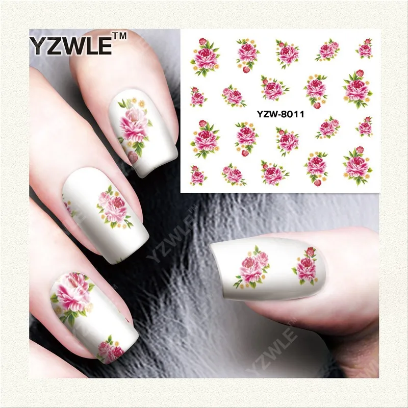 49 Sheets DIY Decals Nails Art Water Transfer Printing Stickers Accessories For Nails Salon YZW8001-8049