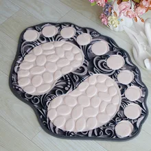 

40*60CM Feet Bath Mat Toilet Rug Non-slip Bathroom Rugs Area Rugs Carpet Doormat Floor Mat Absorbent Mats Foot Pad Rug