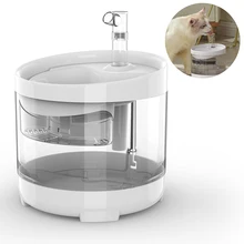 

1.6L Big Capacity Dog Water Bottle Power Saving Automatic Cat Water Feeder Smart Pet Products Cat Drinking Bowl Water Tap Flow