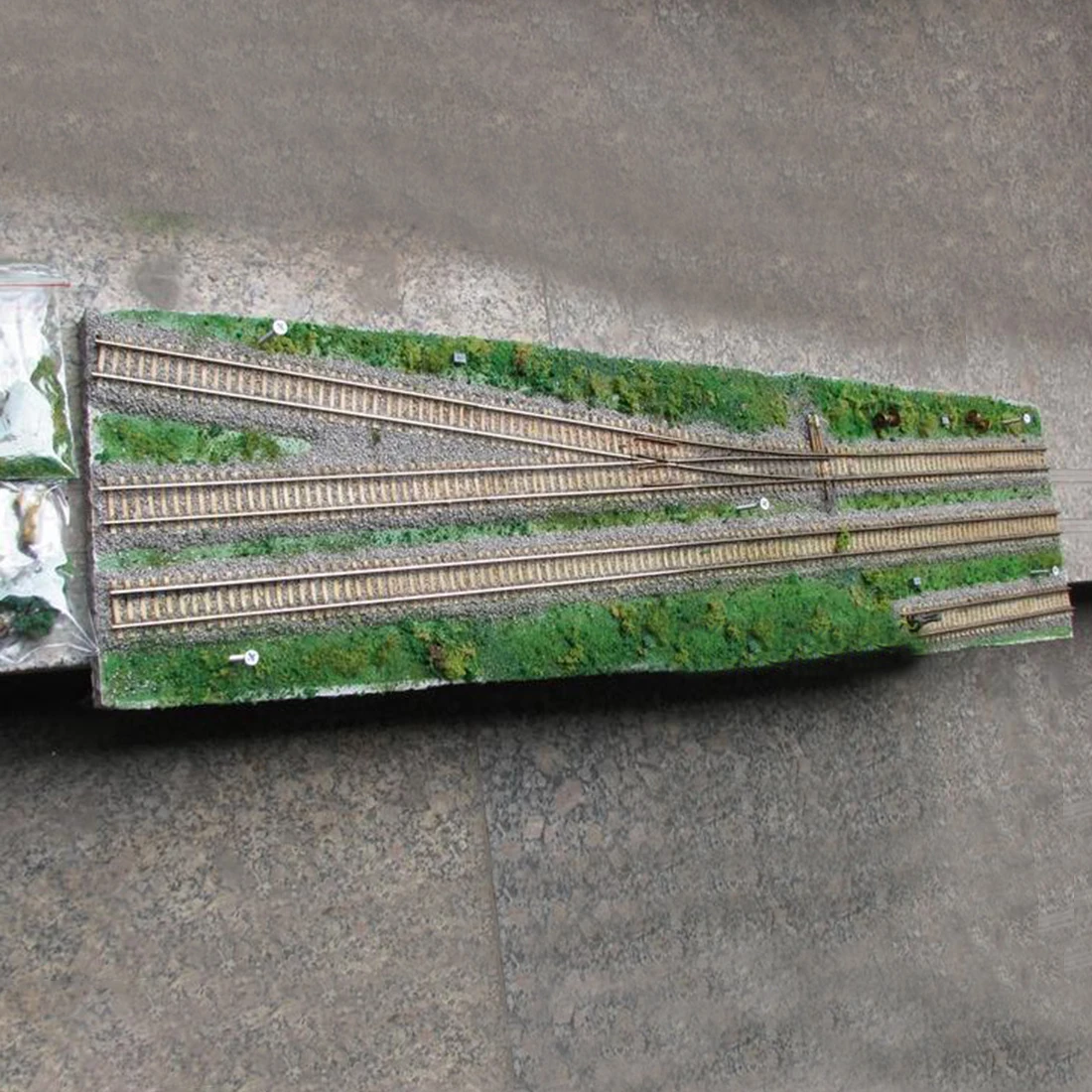  1:87 HO Scale Micro Train Construction Scene Sand Table Display Stand Model