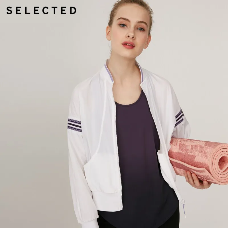 

SELECTED Women's Waterproof Baseball Collar Sports Coat SP|419121512