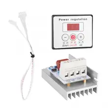 10000W AC 220V SCR regolatore di tensione digitale regolatore di velocità del motore termostato Dimmer raddrizzatore controllato al silicio di grande potenza