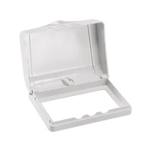 Uxcell всепогодный выход крышка в использовании штепсельная розетка протектор для внутреннего использования s 135x95x41 мм белый 3 шт