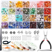 

The Ring Making Kit Contains 28 Color Crystal Beads Gem Broken Bead Pliers and Jewelry Making Supplies