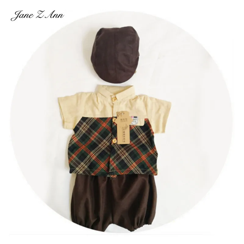 1050 Jane Z Ann/детская одежда для фотосъемки; одежда для маленьких мальчиков и девочек; 100 дней; 3-12 месяцев; стильная одежда для фотосъемки - Цвет: 1050