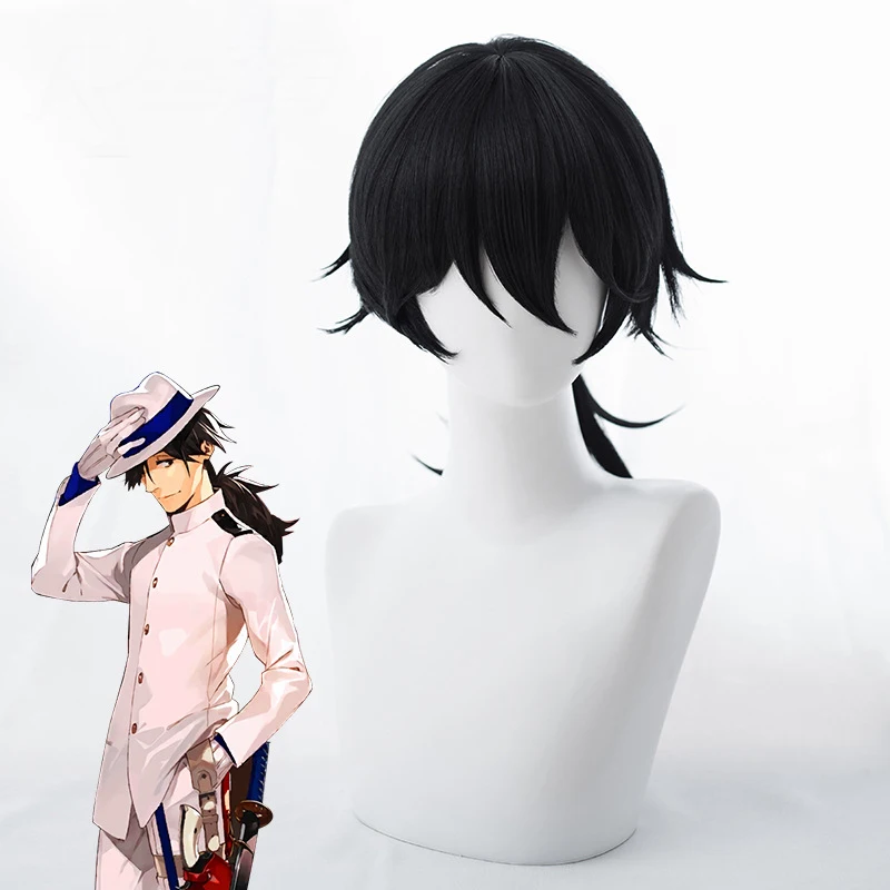 Fate / GrandOrder FGO Sakamoto Ryoma парик для косплея из хвоста|Аксессуары костюмов| |
