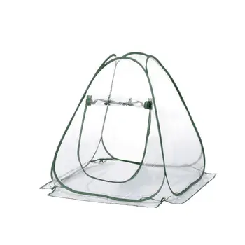 

Greenhouse Tent Small Portable Clear PVC Popup Grow House Gardening Plant Cover Flower Shelter For Outdoor And Indoor Planting