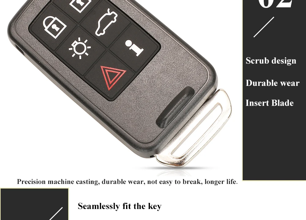 Keyforkess 433/868/902MHz Key chiave a distanza per Auto per VOLVO XC60 XC90 S90 S60 2009-2014 PCF7953 Auto Keyless Go Smart 5WK49224 15 Keyforkess 433/868/902MHz Key chiave a distanza per Auto per VOLVO XC60 XC90 S90 S60 2009-2014 PCF7953 Auto Keyless Go Smart 5WK49224 - Hf0948c19f38a4bb9a27d4600335523ceq