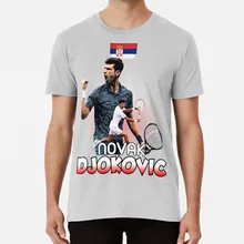 Теннисная футболка Novak DjokoVic Us футболка novak djokovic djoko djokovic us open grand slam теннис сербийский Уимблдон
