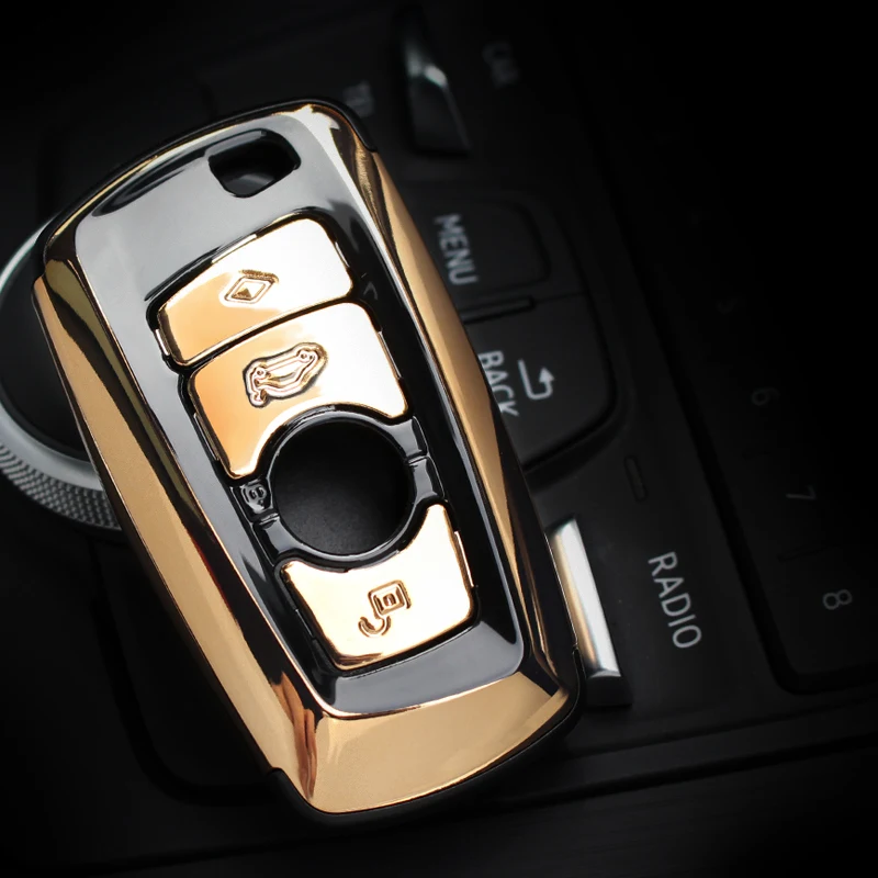 ABS Авто ключ оболочка Чехол Держатель с брелок Брелок пряжка брелок для BMW F07 F10 F11 F20 F25 F26 F30