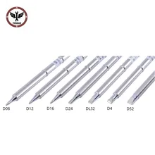 FINDAMAZE T12 суматранская Тип очищайте жало паяльника T12-D08 D12 D16 D24 DL32 D4 D52 для FX951STC и STM32 OLED паяльная станция