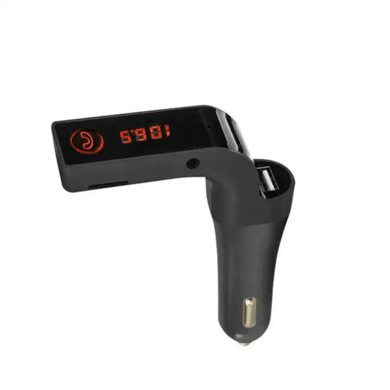 4-в-1 Hands Free Беспроводной Bluetooth FM передатчик G7+ AUX модулятор Автомобильный комплект MP3-плеер SD USB ЖК-дисплей автомобильные аксессуары