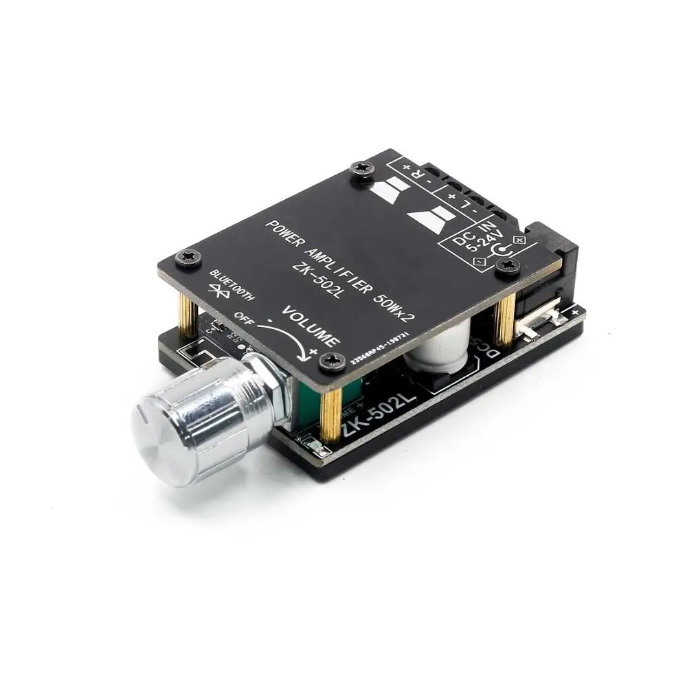 Мини версия 20 Вт 30 Вт 40 Вт 50WX2 Bluetooth 5,0 цифровой усилитель мощности с переключателем и регулируемым объемом
