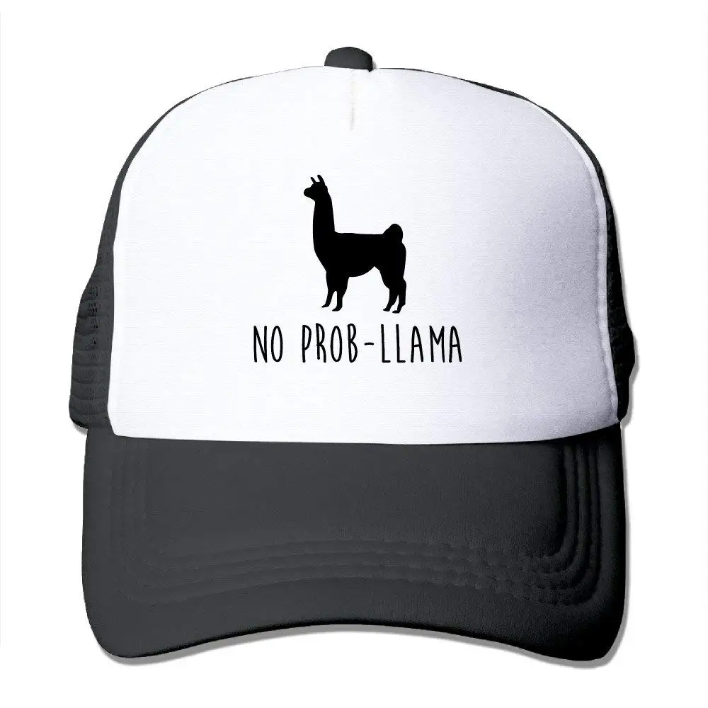 Без Prob-Llama смешные шапки унисекс сетки Strapback Hat