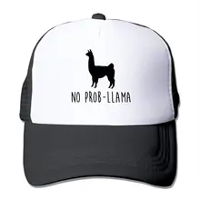 Без Prob-Llama смешные шапки унисекс сетки Strapback Hat