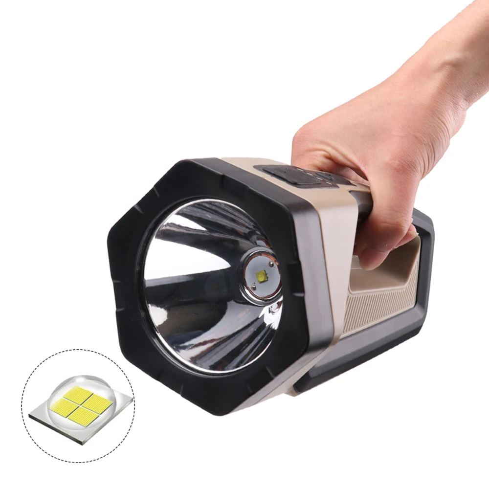 

XHP50 Super bright portable searchlight USB rechargeable COB Side Light Waterproof camping hunting torch Built-in 7200 mah