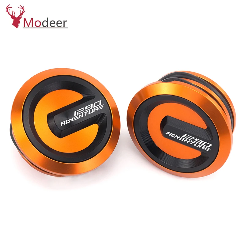 For KTM 1290 Super Adventure Motorcycle Frame Hole Cover Insert Plug Cap With logo 1290 Super Duke R Motorbike Covers Accessorie (2)