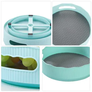 

1Pc Multi-function Seasoning Box Kitchen Storage Shelf Rotary Storage Box