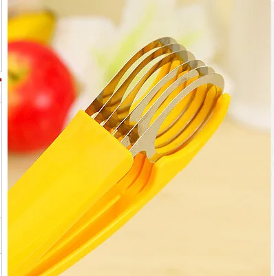 Familysky кухонные принадлежности банан Нержавеющая сталь вырезать ветчины слайсер