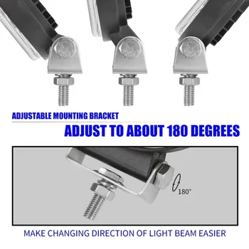 

Round LED Lights 6000K Anti Dust Anti corrosion Parts Spotlights Floods