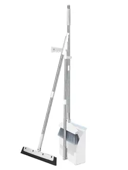 

180degree Rotary Broom, Foldable Standing Dustpan Household Floor Cleaning And Wiper Set Upright Standing Dust Pan 2020