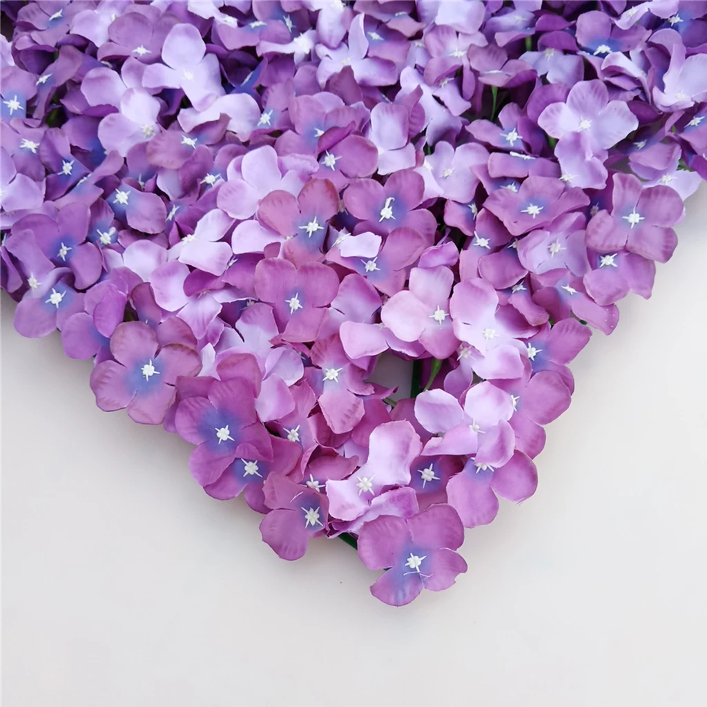 Wedding Floral Artificial Silk Flower Wall Panel Wedding Venue Cafe Decor