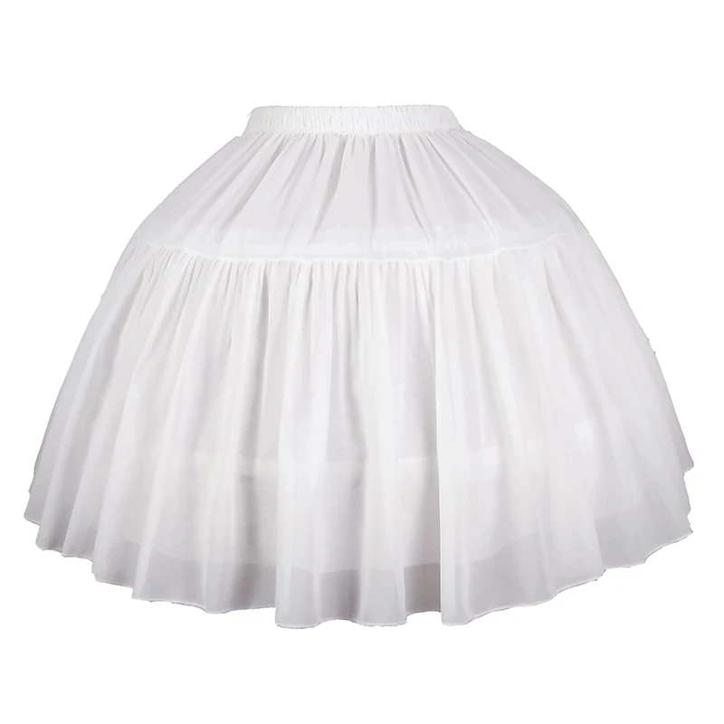 

Women's Girl's Lolita Petticoat Bridal Petticoat Cosplay Party Prom Dress Short Underskirt Tulle Crinoline Petticoat Puffy Skirt