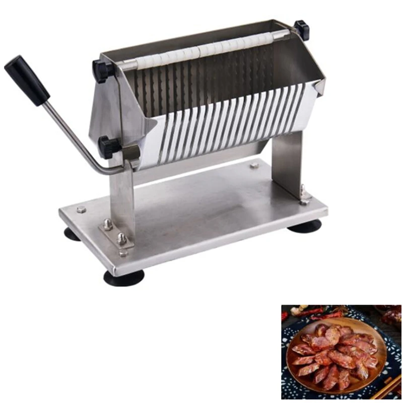 Машина для нарезки коммерческих колбасы делитель баклажаны сепаратор колбасный нож слайсер для нарезки сосисок машина томатной резки