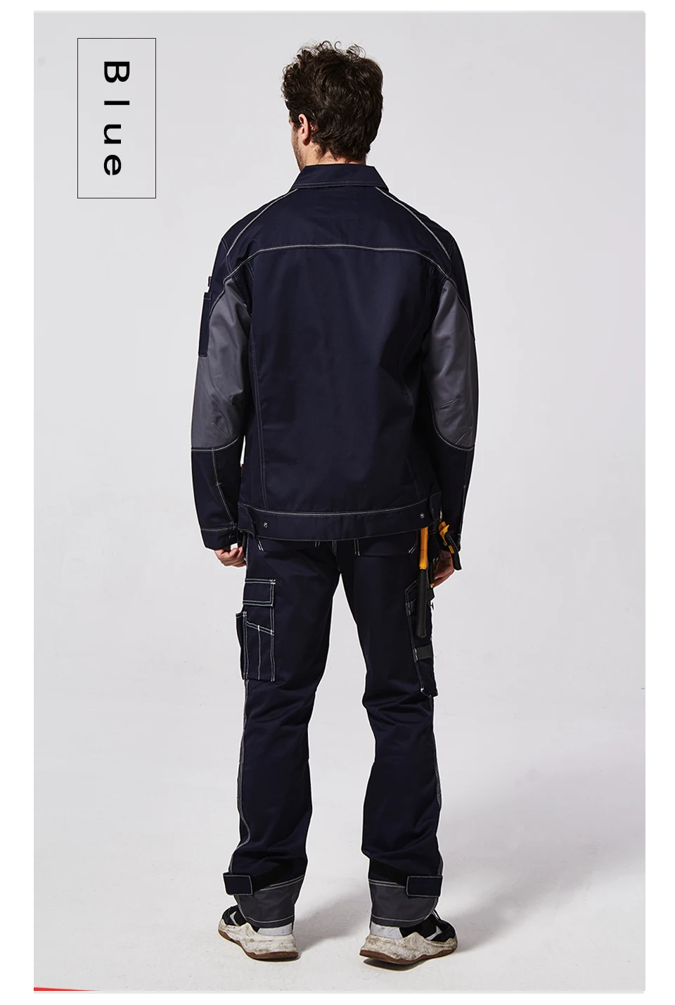 Bauskydd b212осенняя Рабочая куртка с большими карманами, Мужская рабочая одежда, Униформа, Мужская Рабочая куртка для механиков