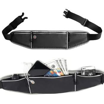 

Unisex Waist Bag Outdoor Sports Pockets Anti-theft Mobile Phone Running Belt Waterproof Tactical Invisible Running Bag New Style