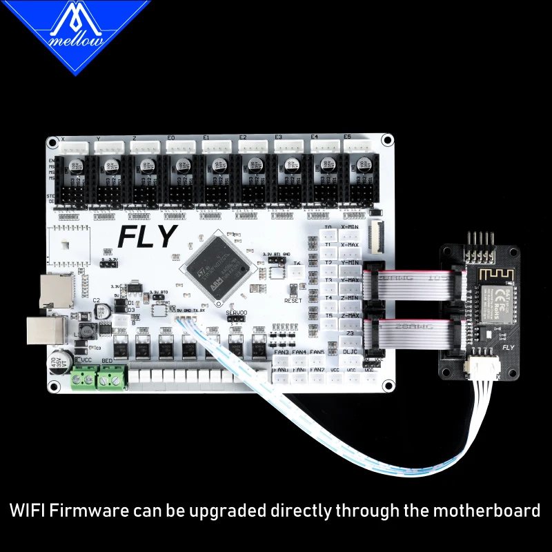 Mellow Fly-f407zg Mais Wifi Motor Drives Reprap 32-bit para Tmc2225 Placa-mãe Tmc2209 com Impressora 3d Extrusora 2023 - Imagem 6
